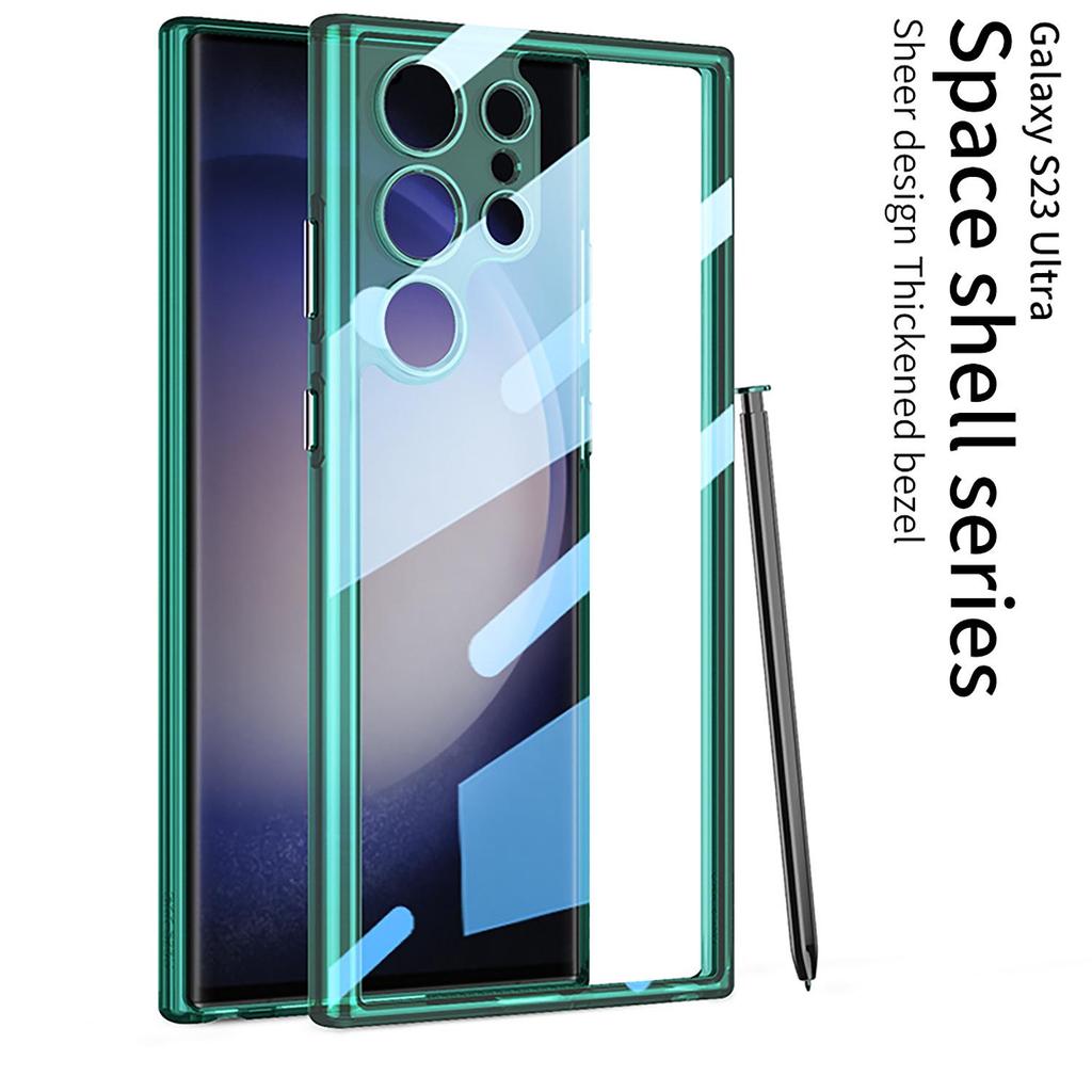 Чехол для Samsung S23 Ultra Anti-Fall с прозрачным корпусом для ПК и задней панелью HD