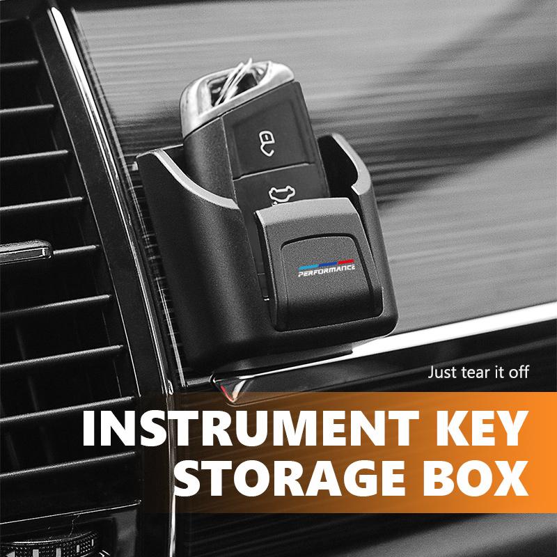 Universal Car Dashboard Phone Key Storage Box Accessorie For BMW M M2 M3 M4 M5 M6 E46 E90 E60 F30 E39 X1 X3 X4 X5