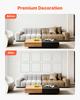 VEVOR Wall Molding 12 Pack, 51 x 51 cm Wainscoting Panels Kit, Lightweight Paintable Polystyrene, Easy to Install