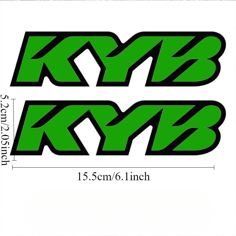 2 шт. Наклейки на мотоцикл Мотокросс Передние вилки Kyb Showa Wp для амортизаторов Крутой логотип Винил Подвеска Прочные виниловые наклейки