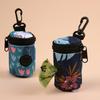 Hangable Dog Poop Bag Dispenser Zipper Dogs Walking Accessory Waste Bag Holder Portable Garbage Bags Organizer Pet Supplies
