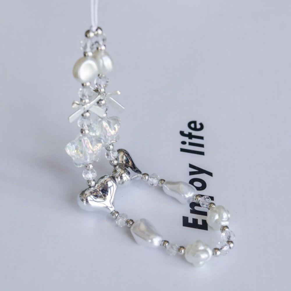 Resin Heart Mobile Phone Chain Anti-lost Y2K Mobile Phone Charms  Christmas Gifts