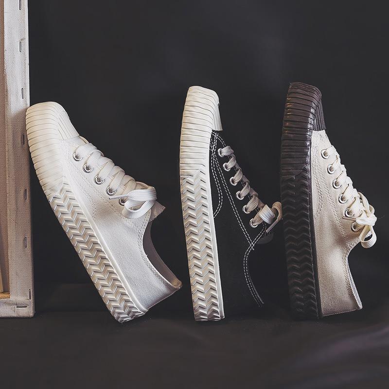 Холщовые туфли женские карамельные печеньки студенческие универсальные оригинальный стиль уцзанн гонконгский колорит ретро кеды