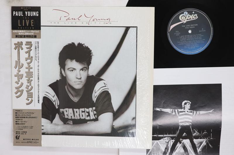 Виниловая пластинка PAUL YOUNG Live Edition 203P578 EPIC 1985 Япония Obi Рок Б/у