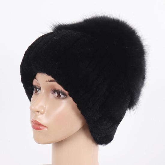 Новые зимние женские роскошные шапки из натурального лисьего меха, комплекты шарфов, натуральный мягкий вязаный теплый топ из меха кролика рекс, шапки из лисьего меха, шарфы, 2 шт.