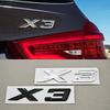 3D ABS Black Chrome Car Letters Rear Trunk Badge X1 X3 Logo Emblem Decals For BMW X1 X3 F48 F25 Sticker Emblem Auto Accessories