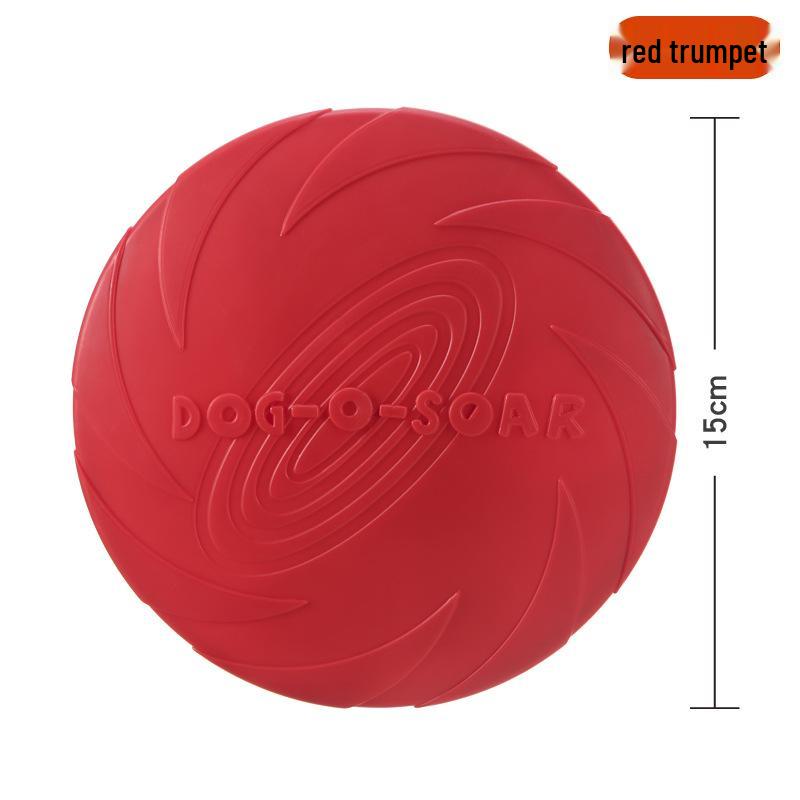 DOG-O-SOAR Bite-Resistant Floating Silicone Dog Frisbee Toy