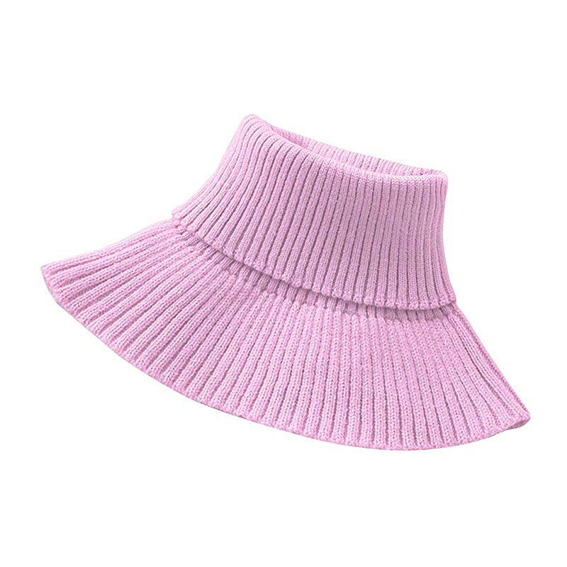 Fashion Autumn Winter Knitted Fake Collar Scarf Women Warm Turtleneck Neck Warmer Detachable Winter Warm Windproof Scarf