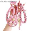 Detachable Flowers Phone Lanyard Phone Charm Crossbody Lanyard Phone Woven Chain  Women Girls