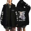 Толстовка с капюшоном Attack On Titan Printed для мужчин и женщин Harajuku Zipper Loose warm Pullover Yeager Eren Classic Simple Long Sleeve