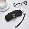 Hanging Neck Glasses Storage Bag Leather Soft Glasses Case Sunglasses Case  Eyeglasses Accessories