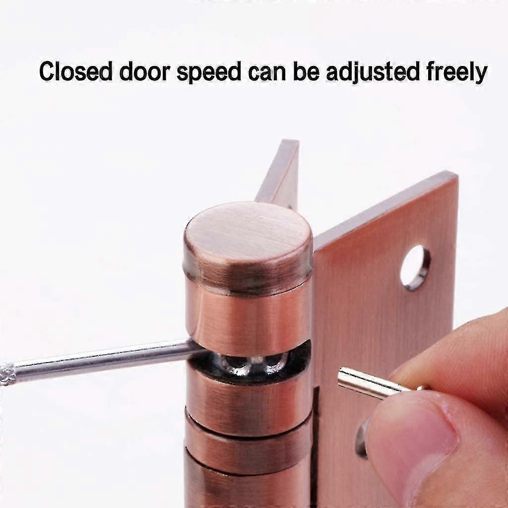 Door Closer, Hidden Soft Close Door Hinge, Slow Close Silent Positioning, Home, Indoor Garden, Hotel, Commercial Door - Silver