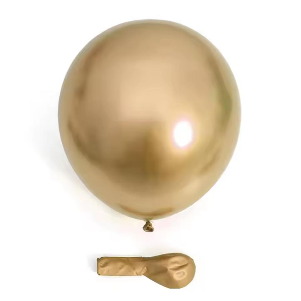 5/10inch 20/50pcs metallic balloon set, suitable for weddings, birthdays, themed parties, pre wedding parties, family gatherings