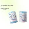Blue Heart Rabbit Cartoon Drawstring Garbage Bags - 100 Thickened Household Pieces