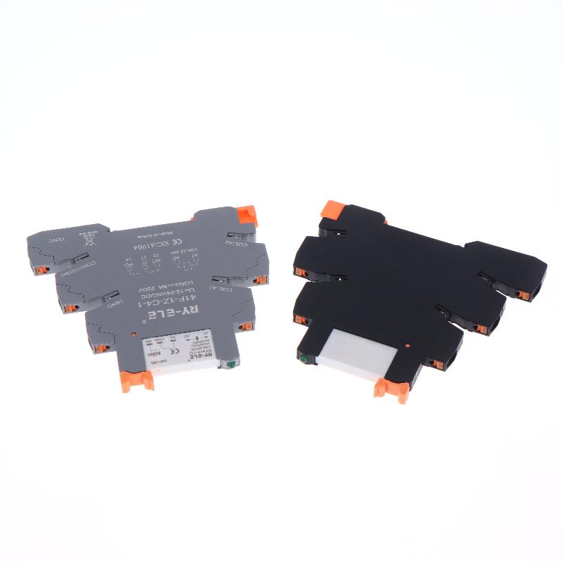 RY41F-1C Slim Intermediate Relay Module Ultra-Thin Design 12V 1A Electromagnetic for Compact Electric Projects