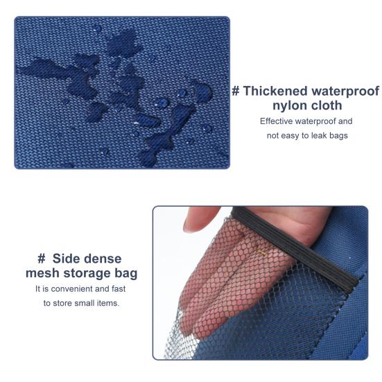 Большая изолированная сумка для обеда с ручкой, двойная расширяемая изоляционная сумка, герметичные охлаждающие камеры для кемпинга, портативная большая сумка для обеда