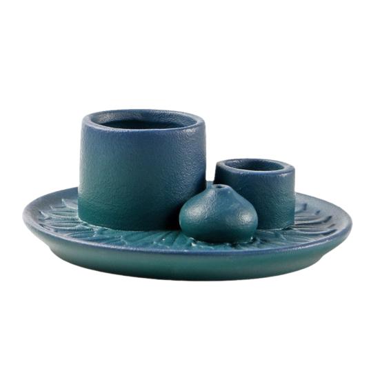 Керамический подсвечник, современный Пало-Санто, ароматическая палочка, горелка, многоцелевой пеплоуловитель, украшение для комнаты для йоги, праздничный подарок