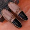 New Genuine Leather Shoes for Men Luxury Brand Casual Shoe Comfortable Slip-On Footwear Handmade Driving Shoes Versatile Loafers