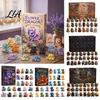 Countdown Gift Box Christmas Dragon Calendar, with 24 Acrylic Decorations, Days Souvenir Ornament Box, Holiday for Lovers Decorations