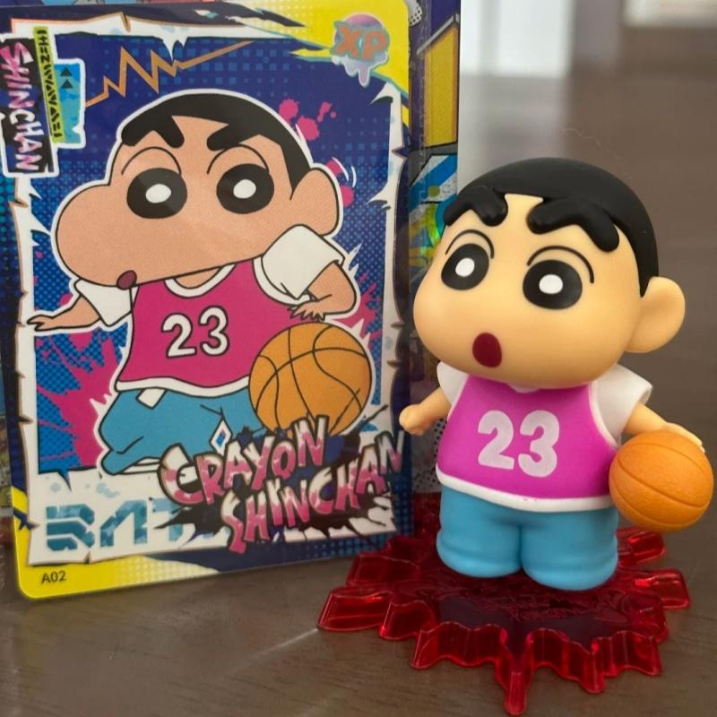 Crayon ShinChan  Cartoon Anime Crayon Shin Chan Vinyl Rubber Doll Toy Key Chain Birthday Toy Gifts