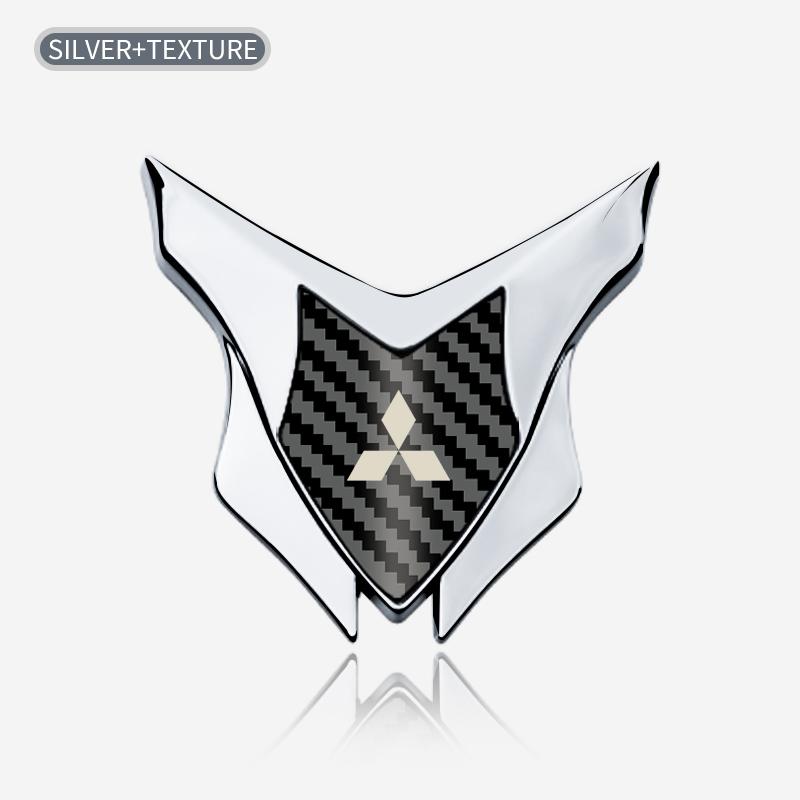 Car Shield Styling Logo Decoration Sticker For Mitsubishi Outlander ASX Eclipse Pajero Lancer EVO Delica L200 Mirage RALLIART