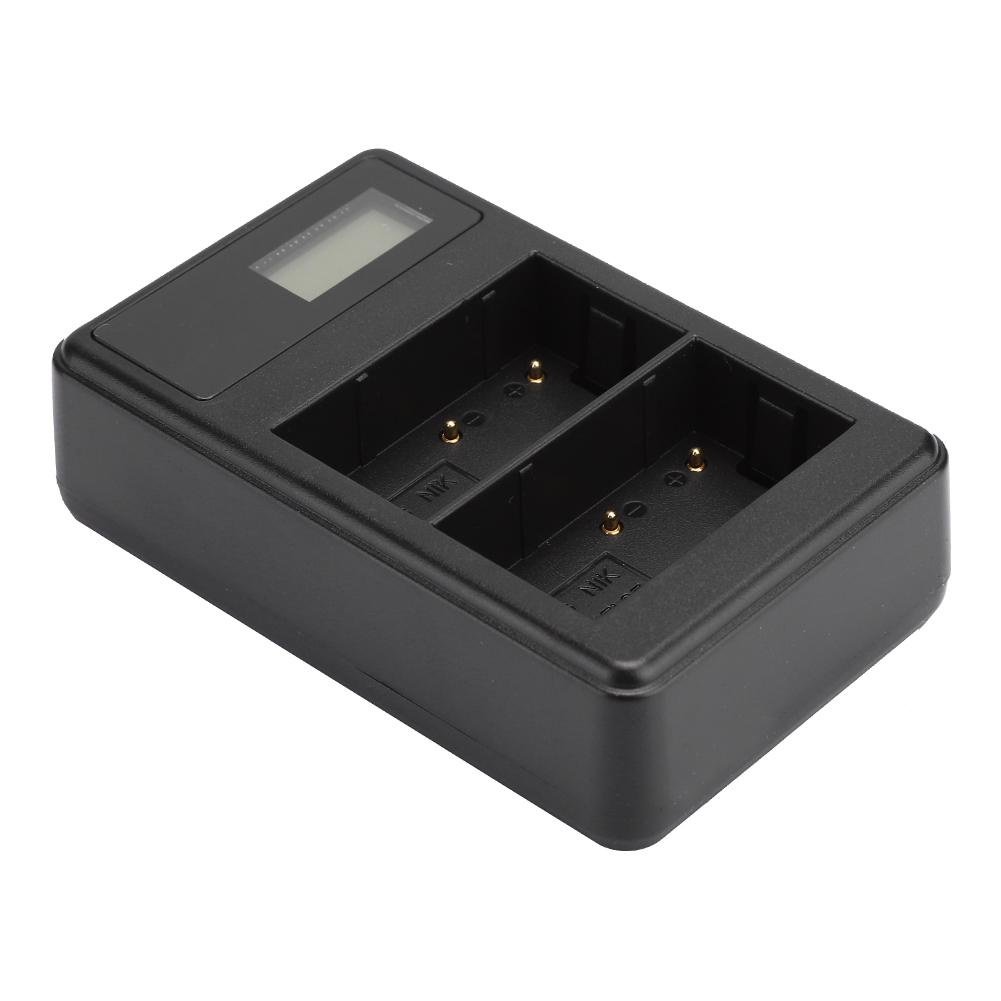 SEIVI EN EL3E Портативное зарядное устройство для аккумуляторов камеры Зарядка ЖК-дисплей Отображение количества электроэнергии Двойной слот для Nikon D90 D80 D300S