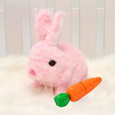 Игрушка пасхальный кролик плюшевый кролик пасхальные электронные интерактивные игрушки кролики могут ходить и говорить со звуками и движениями для подарка