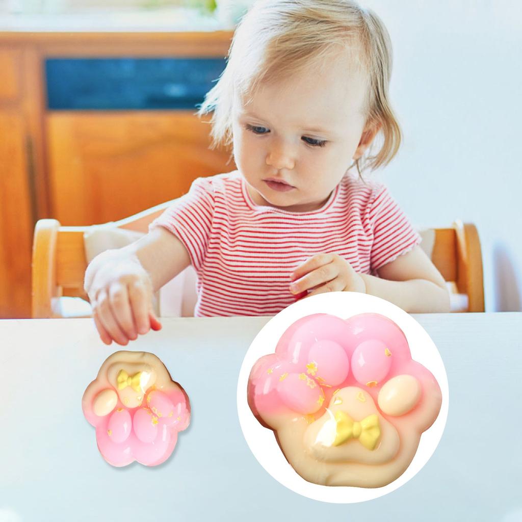 Большая игрушка для сдавливания кошки, супер мягкая имитация силикона, детская творческая игрушка