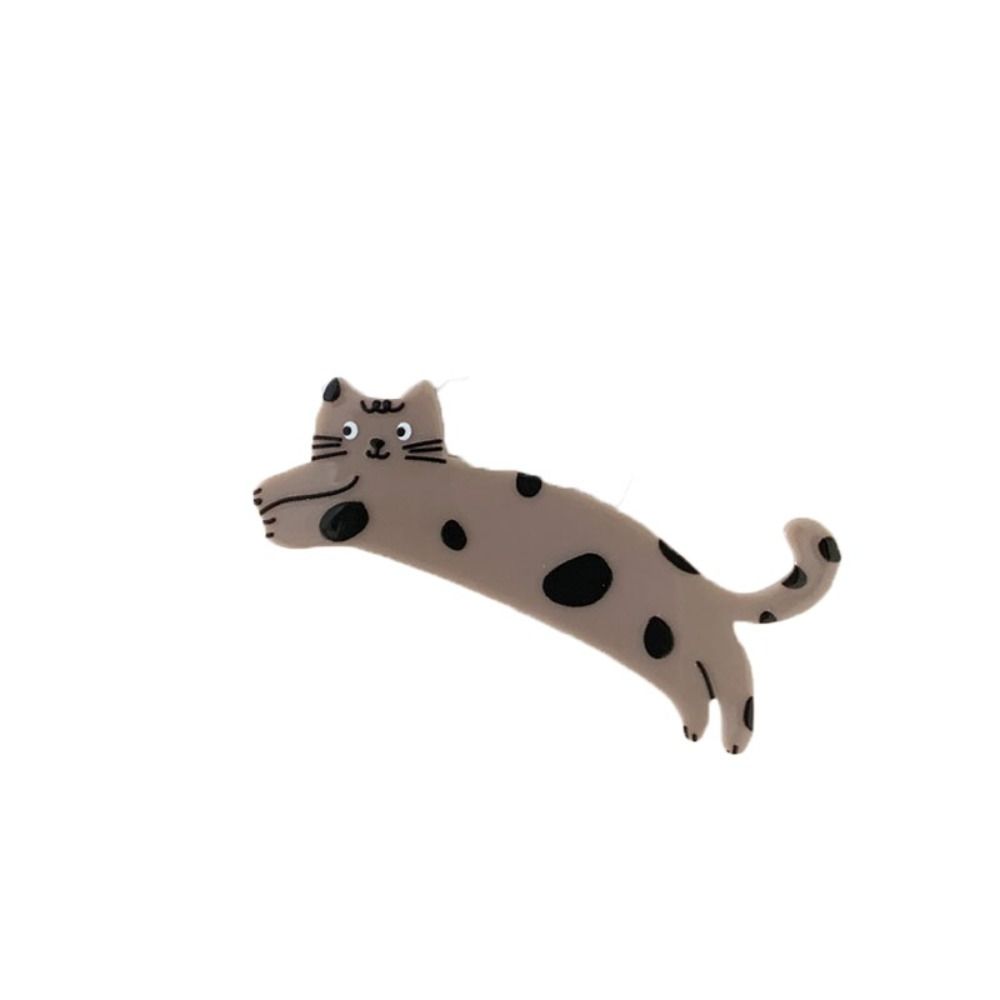 Cartoon Acetic Acid Hair Clip Colorful Cat Duckbill Clip Sweet Cat Hair Clip  Girls