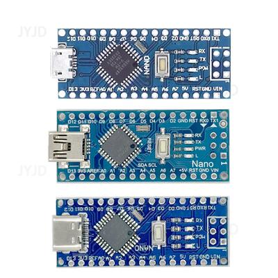 Mini / Type-C / Micro USB Nano 3.0 с загрузчиком совместимый Nano контроллер для arduino CH340 USB драйвер 16Mhz ATMEGA328P