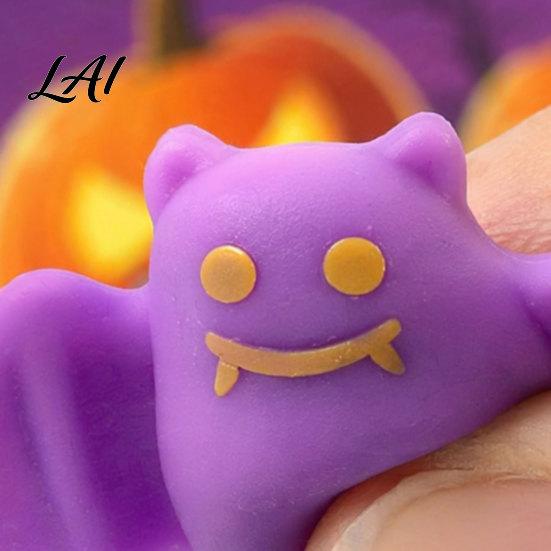 Kids Halloween Gifts Advent Calendar 24 Days Countdown Calendar with Pcs Slow Rising Mini Rice Ball Plush Squeeze Toys Scary Collectible Dolls