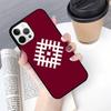 Осенний латышский этнический чехол-бампер 'Дерево Солнца' для iPhone 17 Air 16 16e 15 12 11 13 14 Pro Max Apple Plus Coque