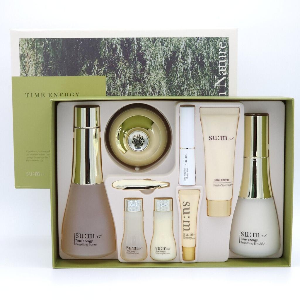 su:m37 Time Energy 3pcs Special Set, Moisturizing, Korean Cosmetics, Kbeauty, Sample