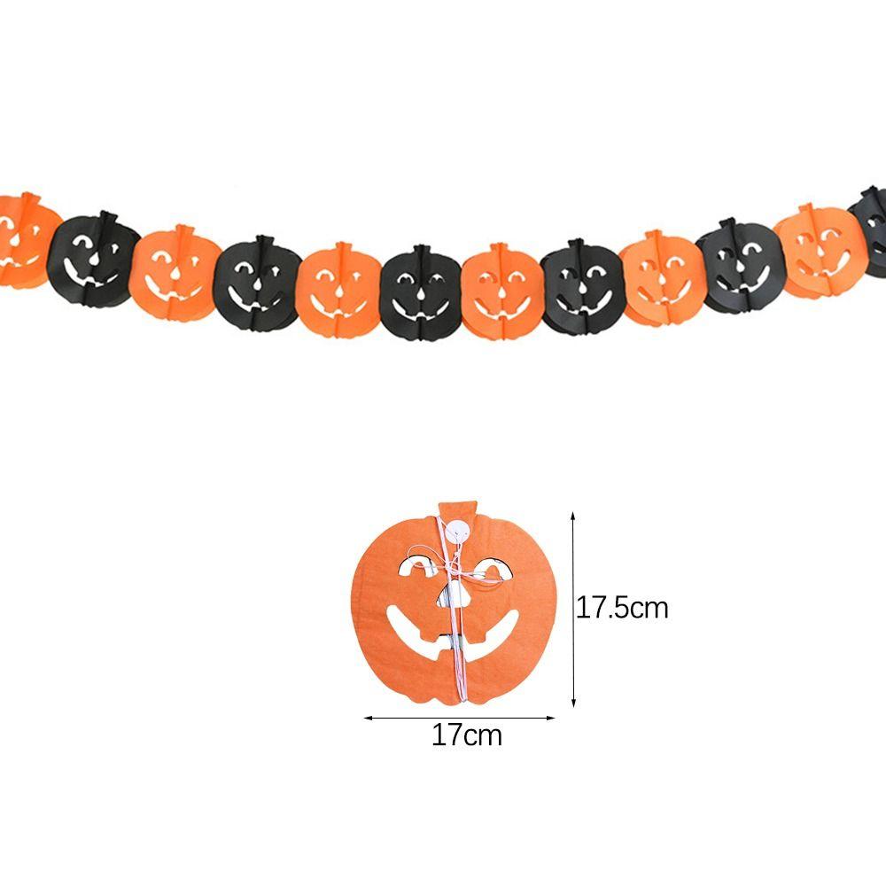 Ghost Ghost Paper Banner Bat Pumpkin Skull Pendant 7 Styles Halloween Paper Latte Art Scene Layout
