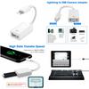 Кабель-адаптер Lightning USB для камеры OTG для и iPad iPhone