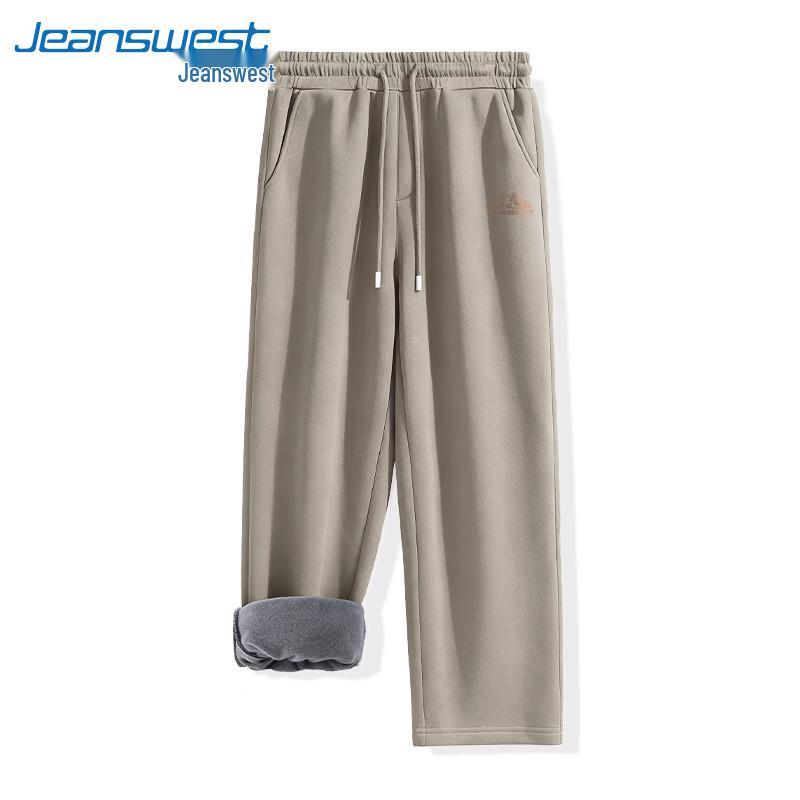 Мужские утепленные свободные брюки Jeanswest с флисовой подкладкой