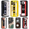 Винтажная Кассетная Лента Ретро Стиль Прозрачный Чехол для Телефона Cover для iPhone 16 15 14 13 12 11 Pro Max XR 8 7 Plus XS Max Оболочка