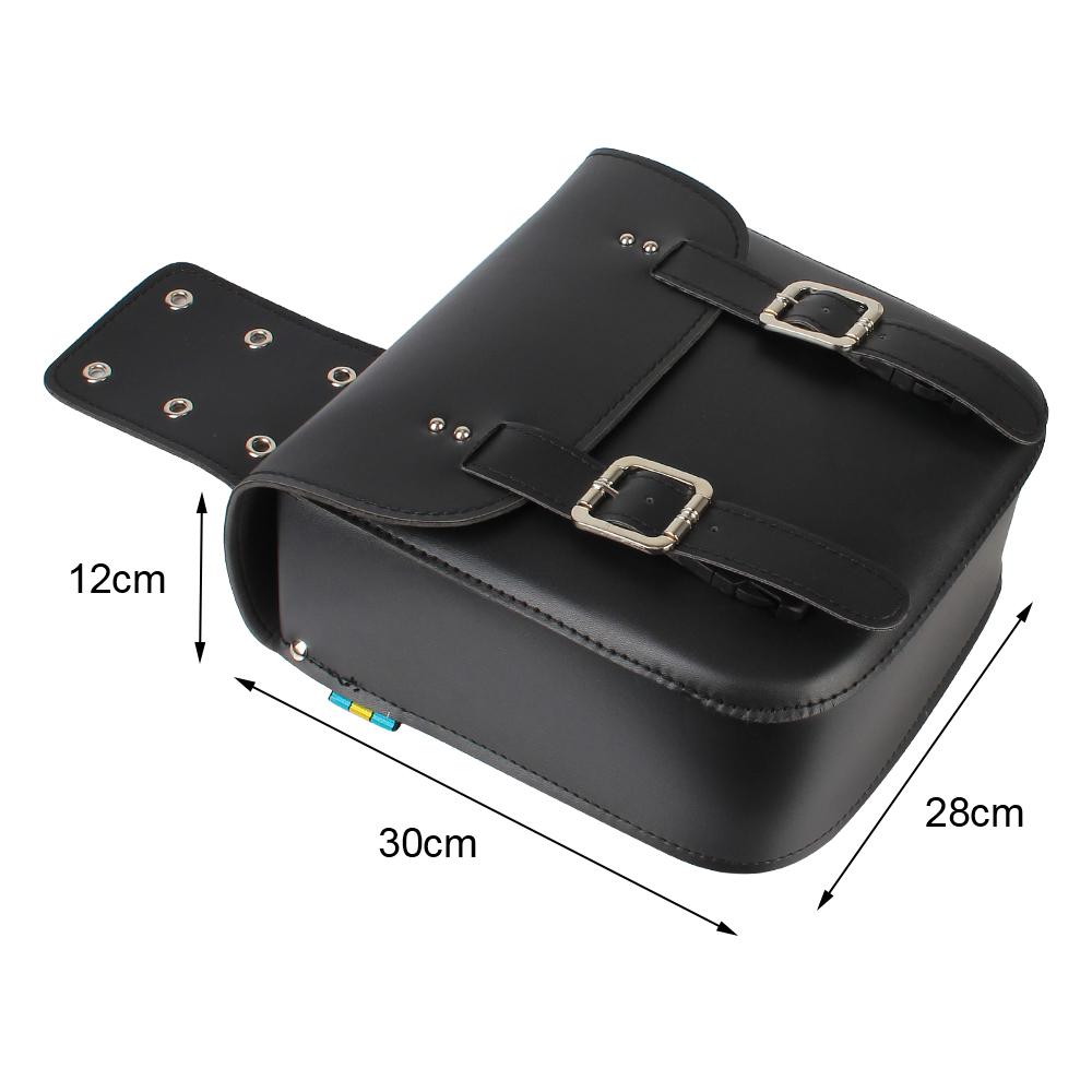 Большая вместимость, боковые сумки для мотоцикла, сумка для хранения инструментов, 2 шт./компл., седельная сумка для мотоцикла из искусственной кожи, аксессуары для мотоциклов, универсальные