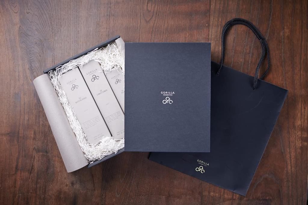 GORILLA COSMETICS Подарочный набор Подарочная косметика Уход за кожей (Средство для умывания лица, лосьон, эмульсия) Мужской