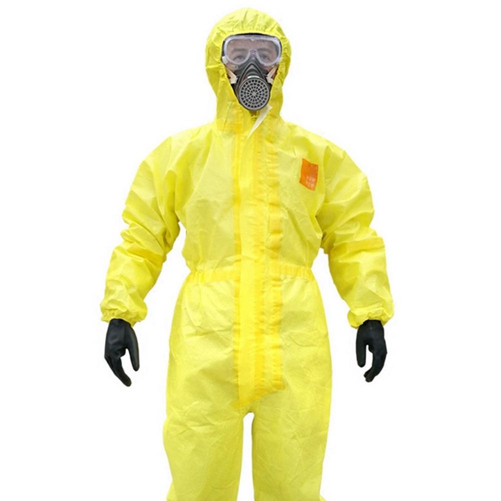 3000 Химический защитный костюм для жидкостей Водонепроницаемый защитный комбинезон от кислот и щелочей XL