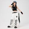 Girls Hip Hop Dance Outfit Jazz Performance Set Kids Streetwear Stage Show