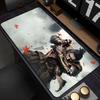 Extended Gaming Mouse Pad Thick Cloth Surface Rubber Mousepad Sekiro Stitched Edge XL Mouse Mat with Non-Slip Grip for Desktop