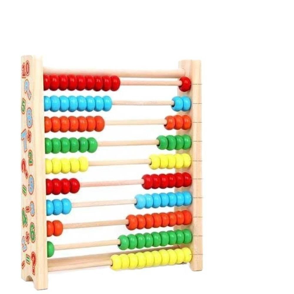 Wooden Abacus for Kids Montessori Toy Children Toys  Intelligence Development