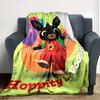 1pc Bing Bunny4 Blanket, Gift, for Men and Women, Soft Blanket, Good for Sofa Bed Couch Travel, Lightweight Flannel Blanket