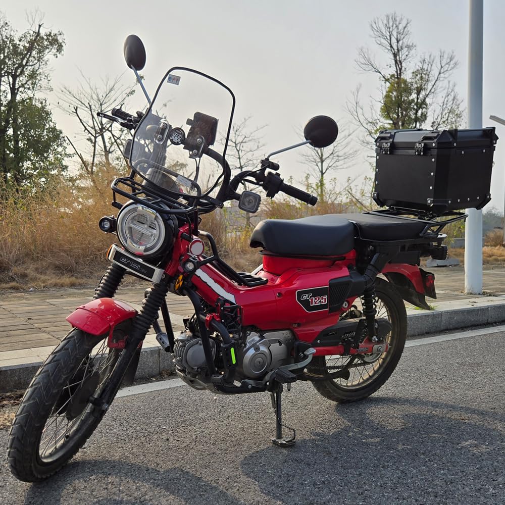 Задний багажник из черной стали для Honda Hunter Cub CT125 JA55 JA65