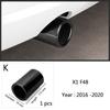 Для BMW 1 2 3 4 5 Серии X1 3GT F20 F22 F30 F32 F34 F36 F10 F48 Авто-стайлинг Нержавеющая сталь Насадки на глушитель выхлопных труб автомобиля