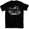 Men's Z900 RS Japanese Motorcycle Classic T-Shirt 100% Cotton Round Neck Motorcycle T-Shirt Summer Short Sleeve Casual T-Shirt