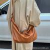 Корейская версия модной сумки для поездок на работу женская 2025 новая большая вместимость простая повседневная сумка через плечо высококлассная универсальная сумка-мессенджер