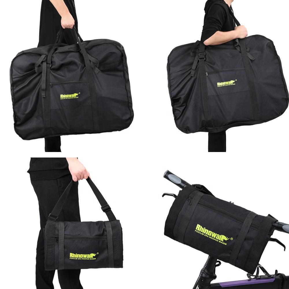 Rhinowalk 14"-16" Folding Bike Carrying Bag Portable Bicycle Storage Bag Cycling Bike Transport Case Travel