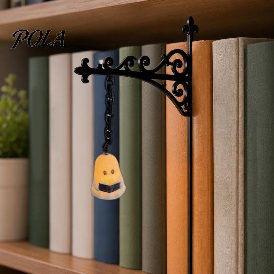 Литературное освещение для витрин, 3D-печатный светильник-призрак для книжной полки, теплый светодиодный светильник для библиотеки с силуэтом винтажного уличного фонаря, Декоративная книга